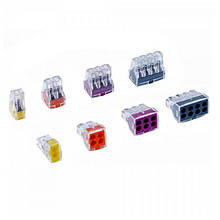 Клеми з'єднувальні W нероз'ємні для розпод. коробок