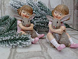 Статуетка "Дівчинка з кроликом" 10х8 см, фото 5