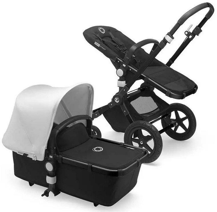 BUGABOO — Коляска 2в1 Cameleon3 plus, колір Black/Black Fresh White