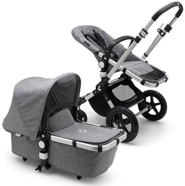 BUGABOO — Коляска 2в1 Cameleon3 plus, колір Black/Gray melange