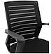 Крісло офісне комп'ютерне Флеш Ю - Хром сидіння чорне чорна спинка ТМ Richman, фото 6