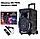 Портативна переносна колонка SS-7373 300Вт 12" USB/SD/FM/BT/2MIC/ДУ, фото 3
