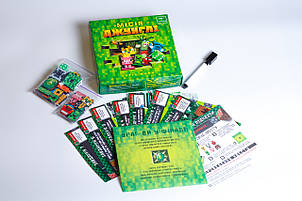 Настільна гра Квест у коробці "Місія Джунглі Майнкрафт" Minecraft Ingame Quest-club