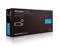 Перчатки нитриловые 100шт., M, NITRYLEX BASIC NITRYLEX черный