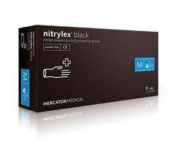 Рукавички нітрилові 100 шт., M, NITRYLEX BASIC NITRYLEX чорний