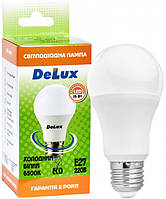Лампа светодиодная DELUX_BL60 10Вт_4100K 220В E27 De Luxe