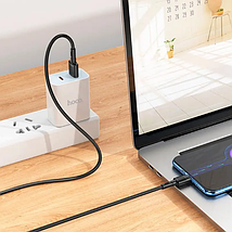 Hoco X83 Star Micro USB Cable Supports (2.4A 1m) черный, фото 5