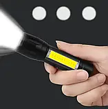 Потужний ручний ліхтарик BL-511-XPE+COB, фото 5
