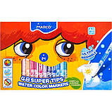 Фломастери на водній основі  Marco Ultra Washable 48 кольорів 1630-48CB, фото 2