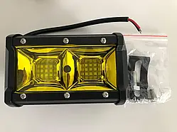 Фара Балка LED- світлодіод 50 ват линза SMD- жовте світло