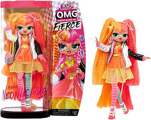 Лялька ЛОЛ ОМГ Леді Неон LOL Surprise OMG Fierce Neonlicious Fashion Doll 585268