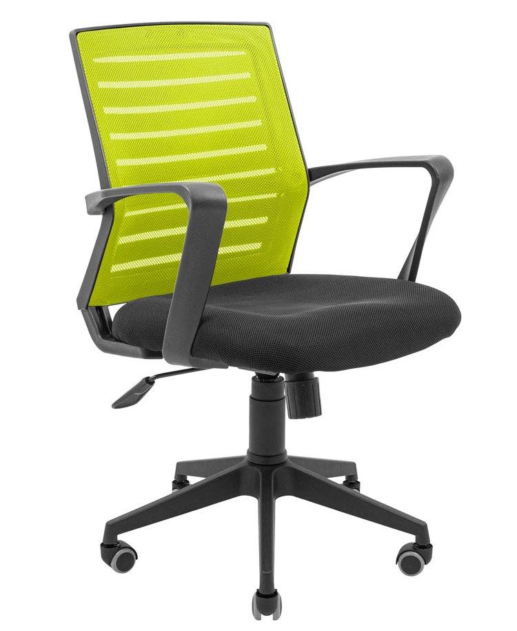 Крісло Флеш Ю офісне комп'ютерне-пластик сидіння чорне спинка зелена ТМ Richman, фото 1