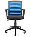Крісло офісне комп'ютерне Флеш Ю — Пластик сидіння чорне спинка синя ТМ Richman, фото 2