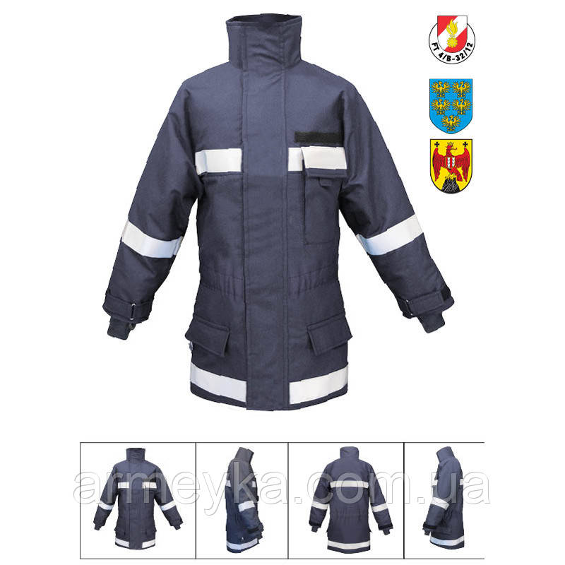 Бойовка куртка пожежного pfeifer x2 combilight® komfort® темно-синій вогнетривкий Оригінал Австрія
