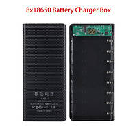 Корпус для повербанка 8*18650, 2USB 5V*2A Powerbank повербанк Power Bank відсік