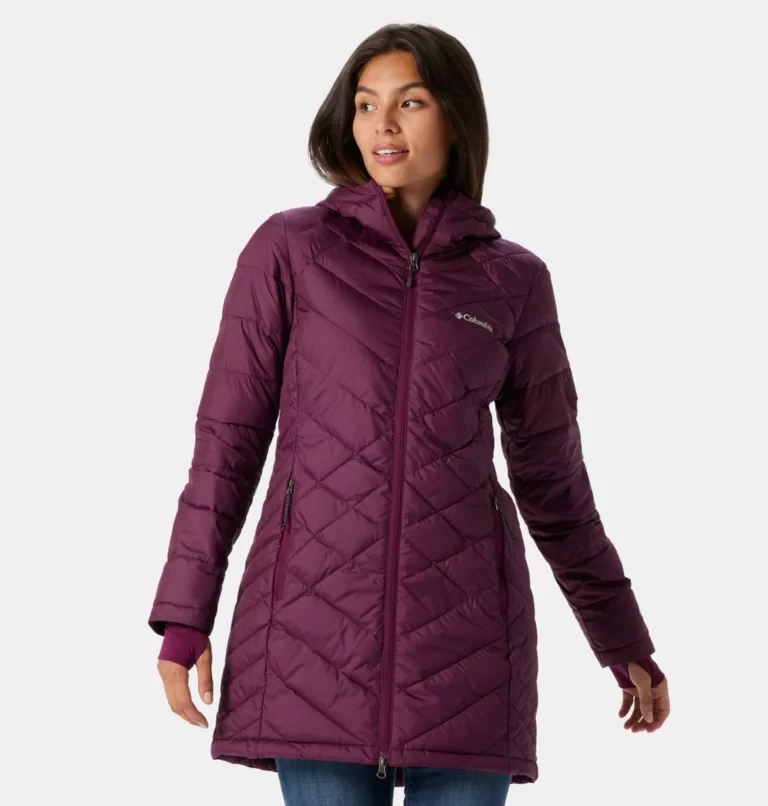 Women's columbia heavenly long hooded jacket sale