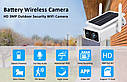 Сонячна охоронна WiFi IP-камера Wonsdar XM06-3MP з динаміком і мікрофоном. iCSee, фото 2