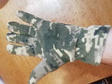 Рукавиці Reis флісові чоловічі теплі піксель Польща стандартий розмір, фото 8