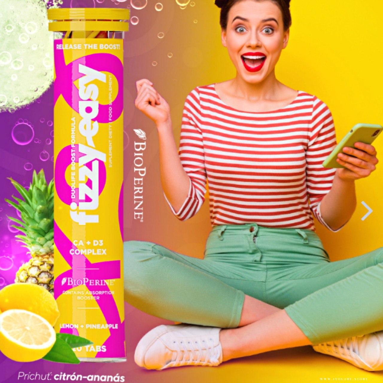 DuoLife Boost Formula FIZZY EASY Ca + D3 COMPLEX Дуолайф мінімальний термін реалізації до 01.2025