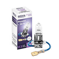 Лампа Brevia H3 12V 55W PK22s Power +30% CP