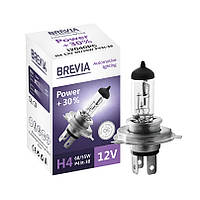 Лампа Brevia H4 12V 60/55W P43t Power +30% CP