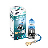 Лампа Brevia H3 12V 55W PK22s Max Power+100% CP