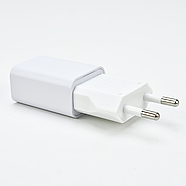 Мережевий зарядний пристрій адаптер USB для заряджання девайсів, фото 3