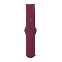 Ремешок для Samsung Galaxy Active 2 40mm ремешки самсунг вотч актив 2 44mm браслет на часы самсунг силиконовый 12 - Wine Red (Красное вино)