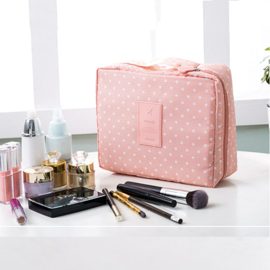Косметичка дорожня жіноча Travel bag рожевий