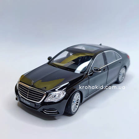 Металева машина Mercedes-Benz S-class "Welly" масштаб 1:25, розмір 19 см, фото 1
