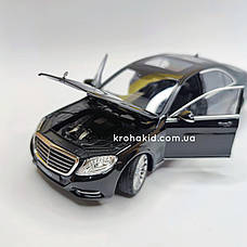 Металева машина Mercedes-Benz S-class "Welly" масштаб 1:25, розмір 19 см, фото 3