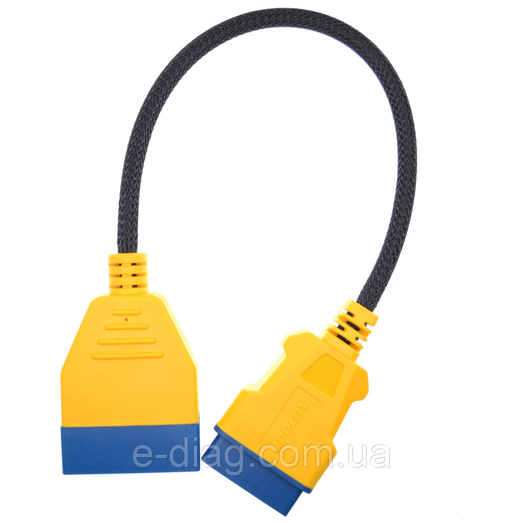 Перехідник для діагностики Autool GM12 12pin (OBDI, OBD1) на OBD2 16pin (ВАЗ, Daewoo)
