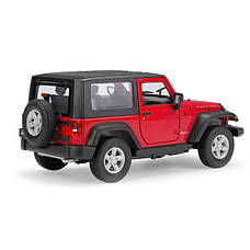 Металева машина Jeep Wrangler Rubicon "Welly" масштаб 1:25, розмір 19 см, фото 5
