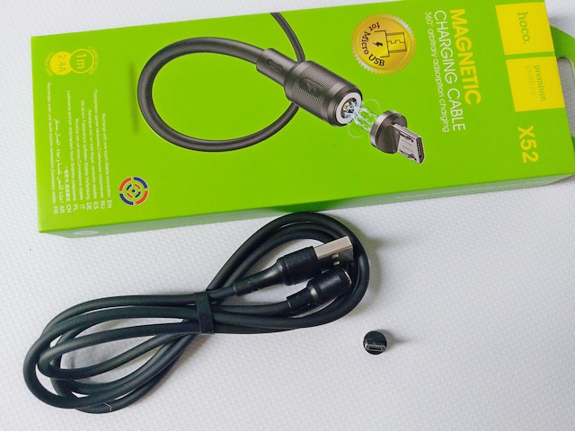 Кабель MicroUSB 1м з магнітом X52
