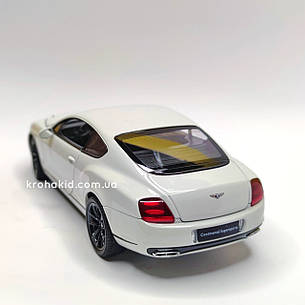 Металева машина Bentley Continental Supersports "Welly" масштаб 1:24, розмір 19 см, фото 3