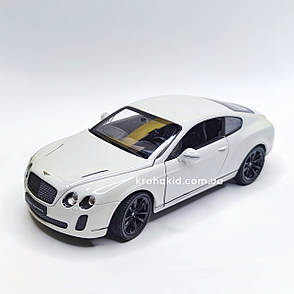 Металева машина Bentley Continental Supersports "Welly" масштаб 1:24, розмір 19 см, фото 1