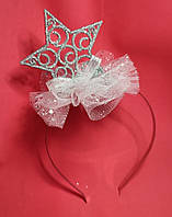 Зірка новорічна Зірочка Звезда Ободок Звёздочка на обруче 220 грн