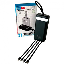 Зовнішній акумулятор повербанк power bank Paleon PLO-PB30M 30000 mAh з ліхтариком