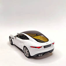 Металева машина Jaguar F-Type Coupe "Welly" масштаб 1:24, розмір 19 см, фото 6