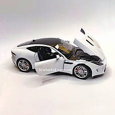 Металева машина Jaguar F-Type Coupe "Welly" масштаб 1:24, розмір 19 см, фото 4