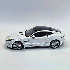 Металева машина Jaguar F-Type Coupe "Welly" масштаб 1:24, розмір 19 см, фото 3