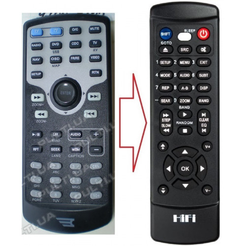 Пульт для CHALLENGER DVA 9700 (аналог), фото 1