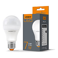 LED лампа VIDEX  A60e 7W E27 3000K