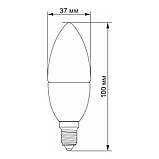 LED лампа VIDEX  C37e 3.5W E14 3000K, фото 3