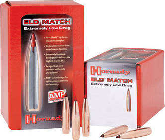Куля Hornady ELD Match кал .338 маса 285 гр (18.5 г) 50 шт