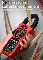HABOTEST HT208A, струмові кліщі TrueRMS, AC 1000A, напруга AC / DC 600В, опір: 60МОм, ємність:100мФ, частота:, фото 6