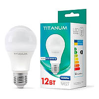 LED лампа TITANUM A60 12W E27 4100K 220V