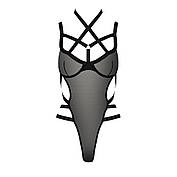 Боді-монокіні Passion Exclusive HAGAR BODY L/XL, black, фото 5