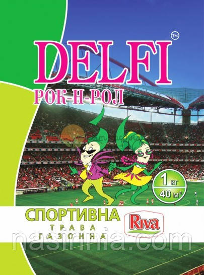 Газонна трава DELFI рок-н-рол Спортивна 1 кг, фото 1