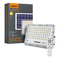 LED прожектор автономний VIDEX 1000LM 5000K 3.2V
